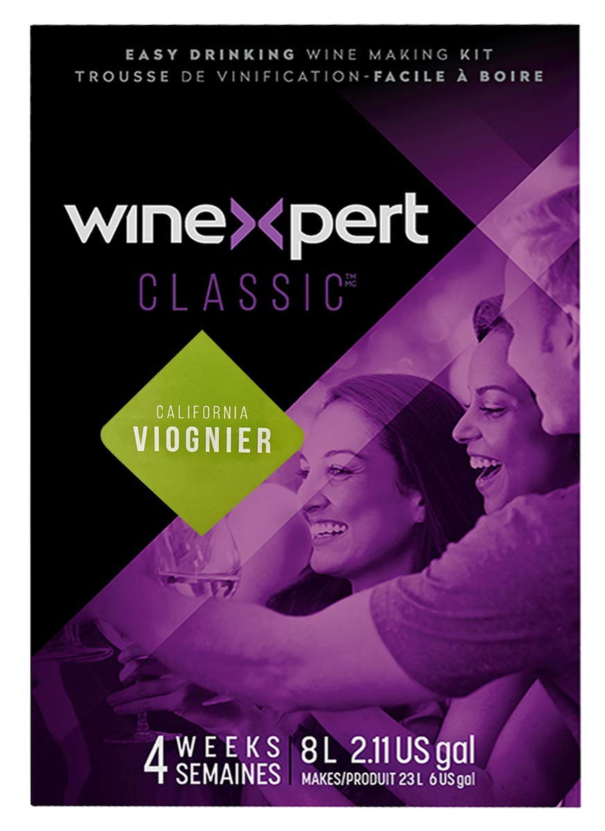 Winexpert Classic Viognier Wine Making Kit - Premium White Wine Starter Kit for Home Brewing | Perfect for Parties, Gifts & Special Occasions
