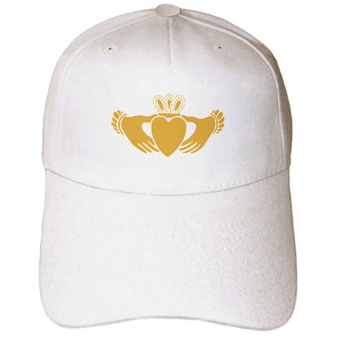 3D Rose EvaDane St. Patrick's Day Claddagh Irish Baseball Cap for Adults - Green Shamrock Hat for Irish Heritage, Pub Crawls & Festivals