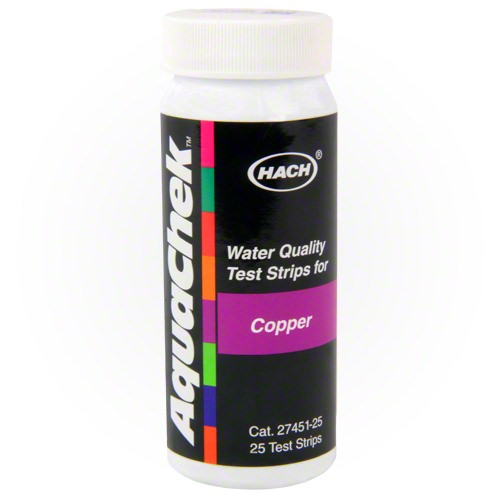 AquaChek Copper Test Strips - Quick & Accurate Water Testing Kit for Pools, Spas & Drinking Water | Home & Lab Use
