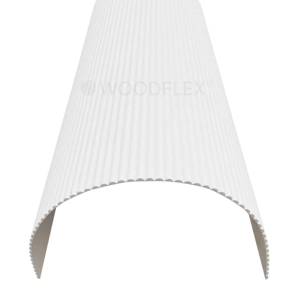 WOODFLEX White Primed Flexible Half Round Moulding 2700mm x 600mm (106