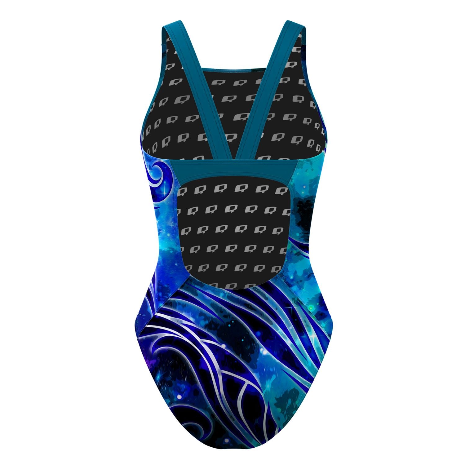 Mystic Waves Classic Strap Swimsuit for Women - Sexy One Piece Bathing Suit with Adjustable Straps - Perfect for Beach Vacation, Pool Party & Summer Swimwear