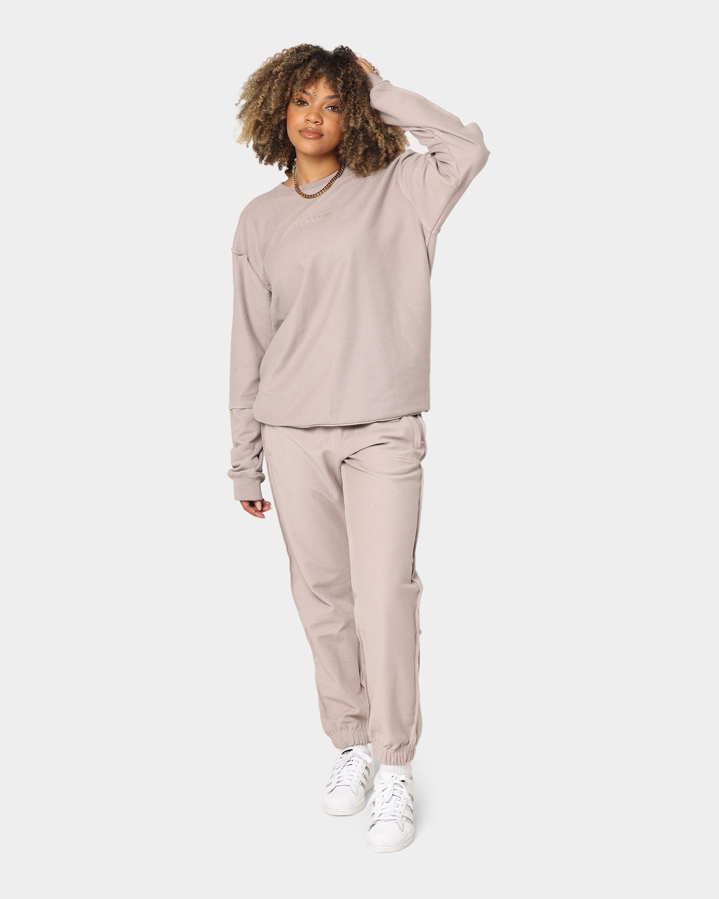 Adidas Loopback Crewneck Sweatshirt for Men & Women - Vapor Grey | Comfortable & Stylish Pullover for Casual Wear, Gym, and Outdoor Activities