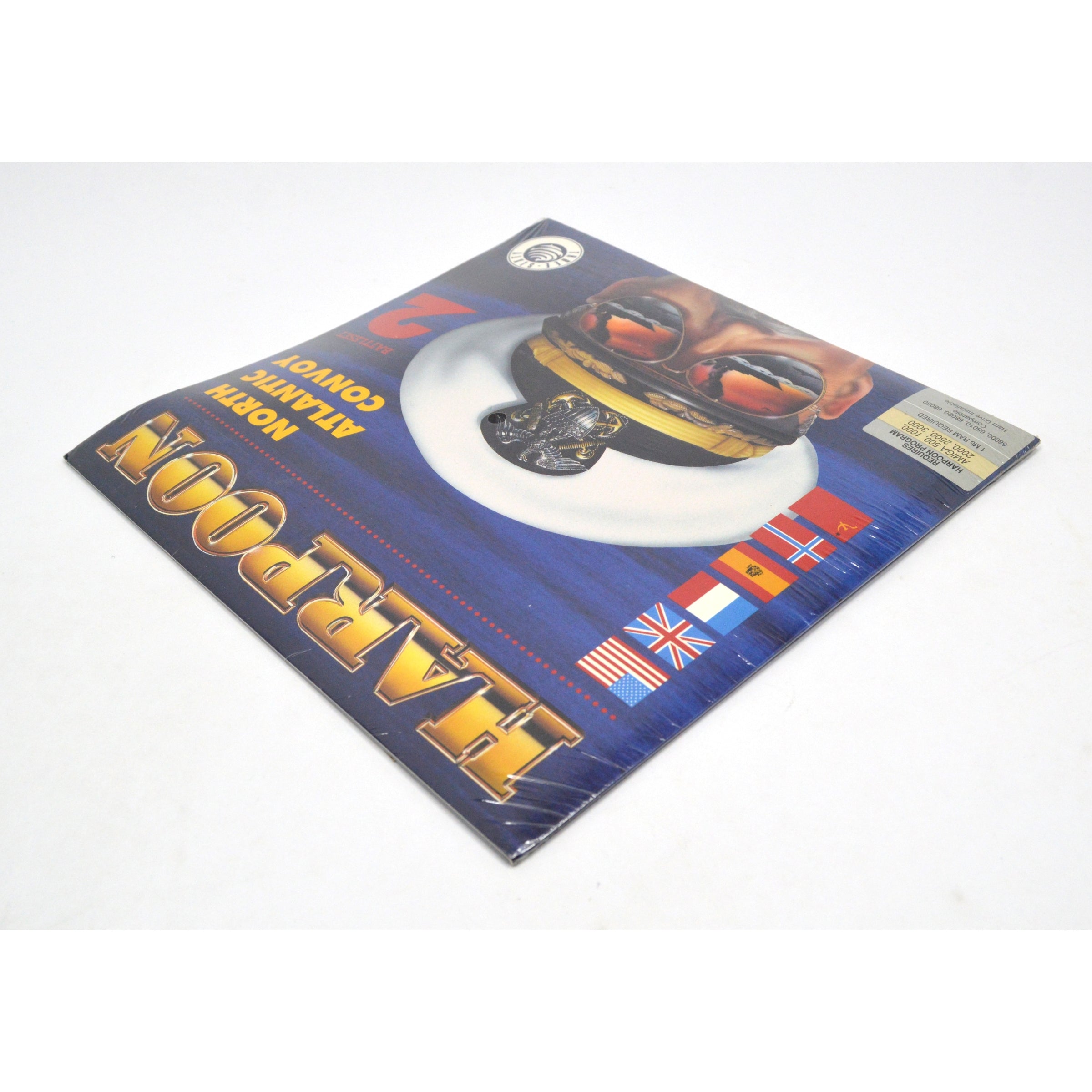 New AMIGA HARPOON NORTH ATLANTIC CONVOY BATTLESET 2 Computer Game - Vintage Sealed Collector's Edition | Perfect for Retro Gaming Enthusiasts & War Strategy Fans