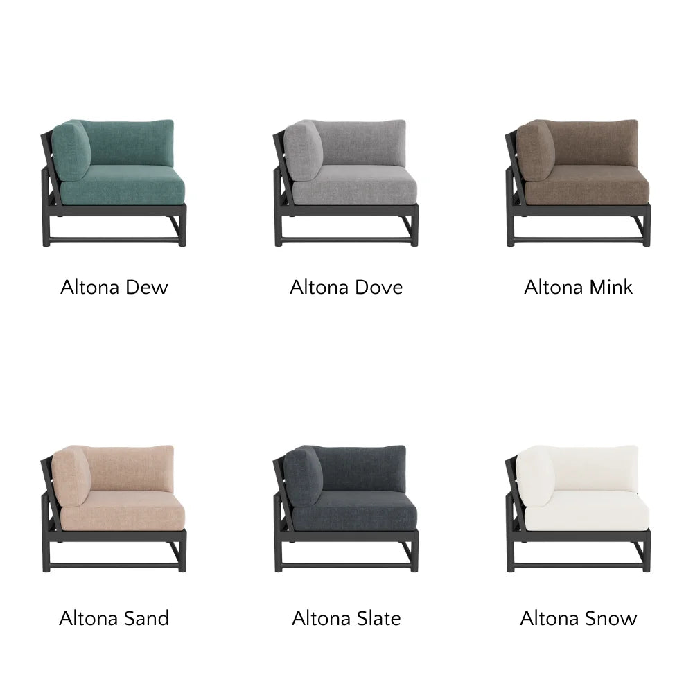 Breeze XL Outdoor Corner Sectional Sofa - Waterproof Patio Furniture Set with Cushions for Backyard, Poolside & Garden Relaxation