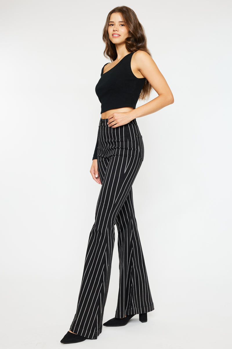 Dane High Rise Super Flare Jeans for Women - Vintage 70s Inspired Denim Pants | Perfect for Casual Wear, Date Night & Office Outfits