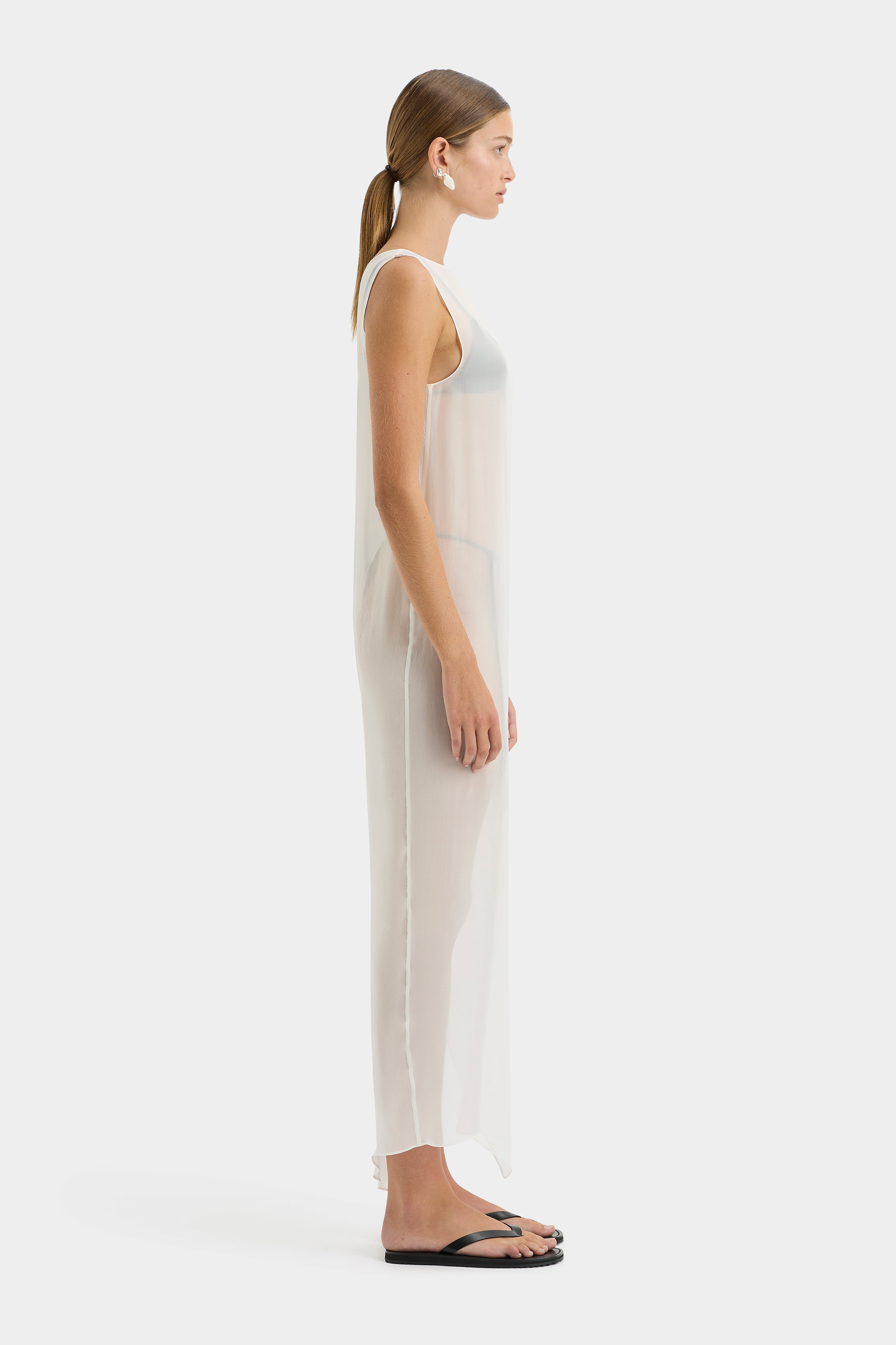 Adrienne Women's Layered Flowy Maxi Dress - Elegant Boho Chic Summer Beach Dress for Vacation, Party & Casual Wear