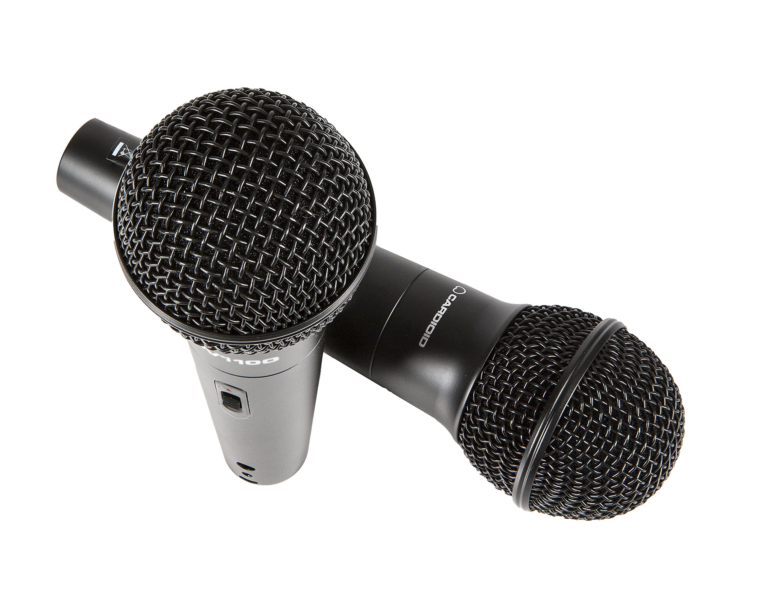 Peavey PVI 100 Professional Dynamic Cardioid Microphone - 2 Pack for Live Performances, Podcasting & Studio Recording