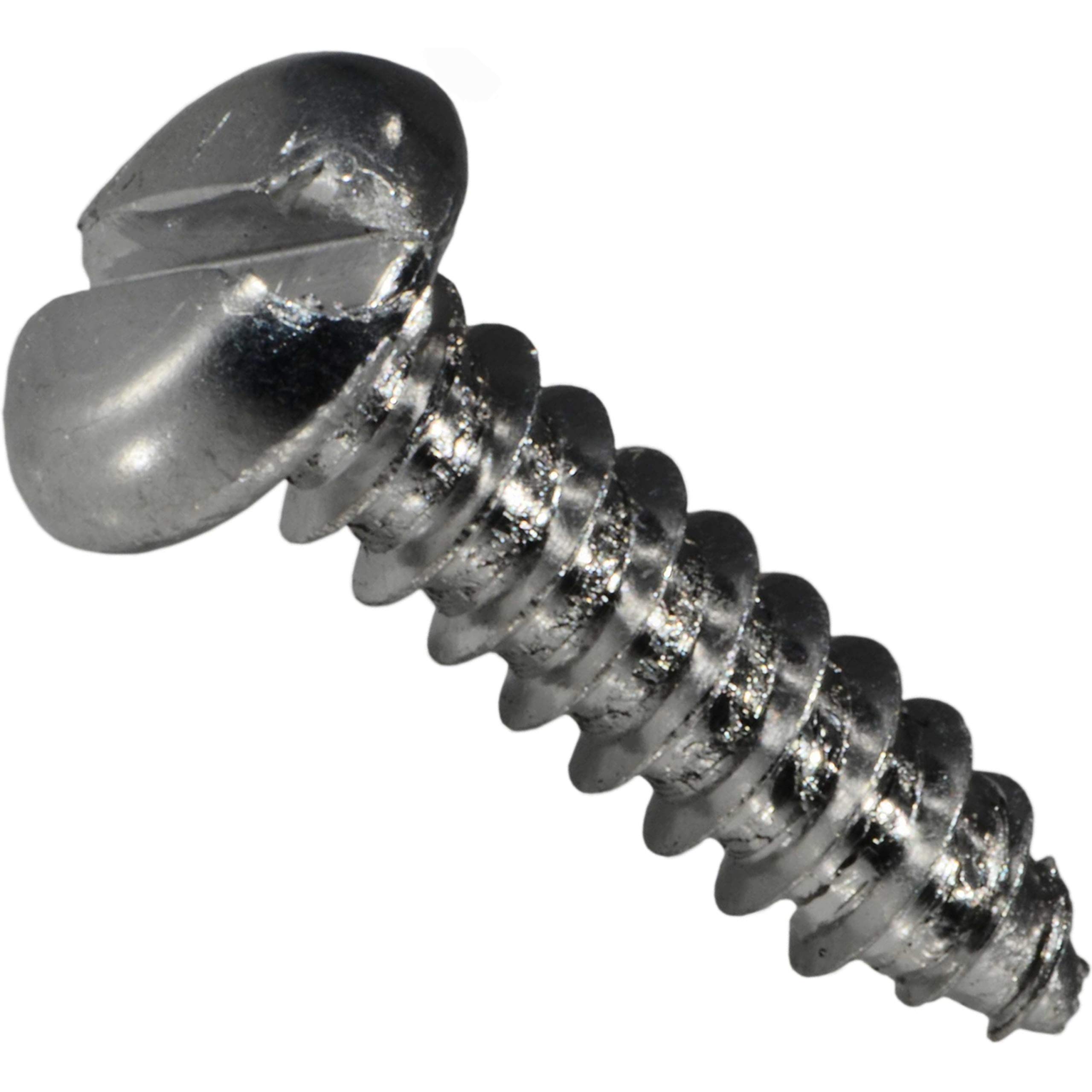 014973122003 Slotted Pan Sheet Metal Screws, 10 x 3/4 Inch, Pack of 30 - Rust-Resistant Fasteners for DIY Projects, Metal Roofing, and HVAC Installations