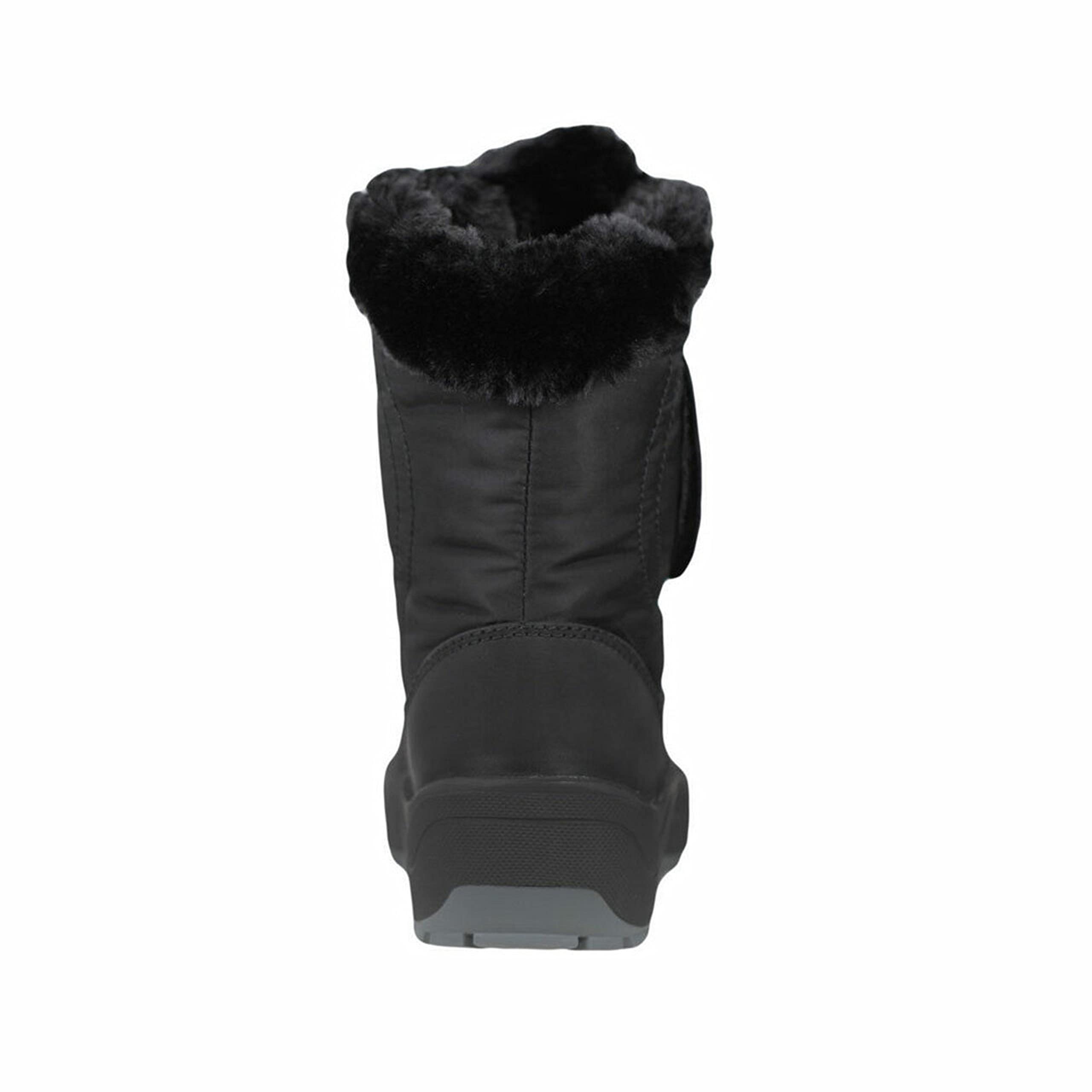 PAJAR Canada Moscou 2 Women's Waterproof Winter Boots - Retractable Ice Grip Traction for Snow & Ice | Warm Nylon Snow Boots for Hiking, Shoveling & Cold Weather Activities