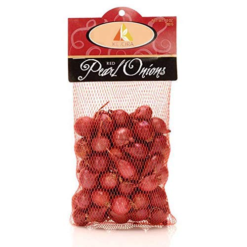 Fresh Red Pearl Onions 10oz (Pack of 3) - Premium Quality Small Onions for Salads, Pickling & Gourmet Cooking