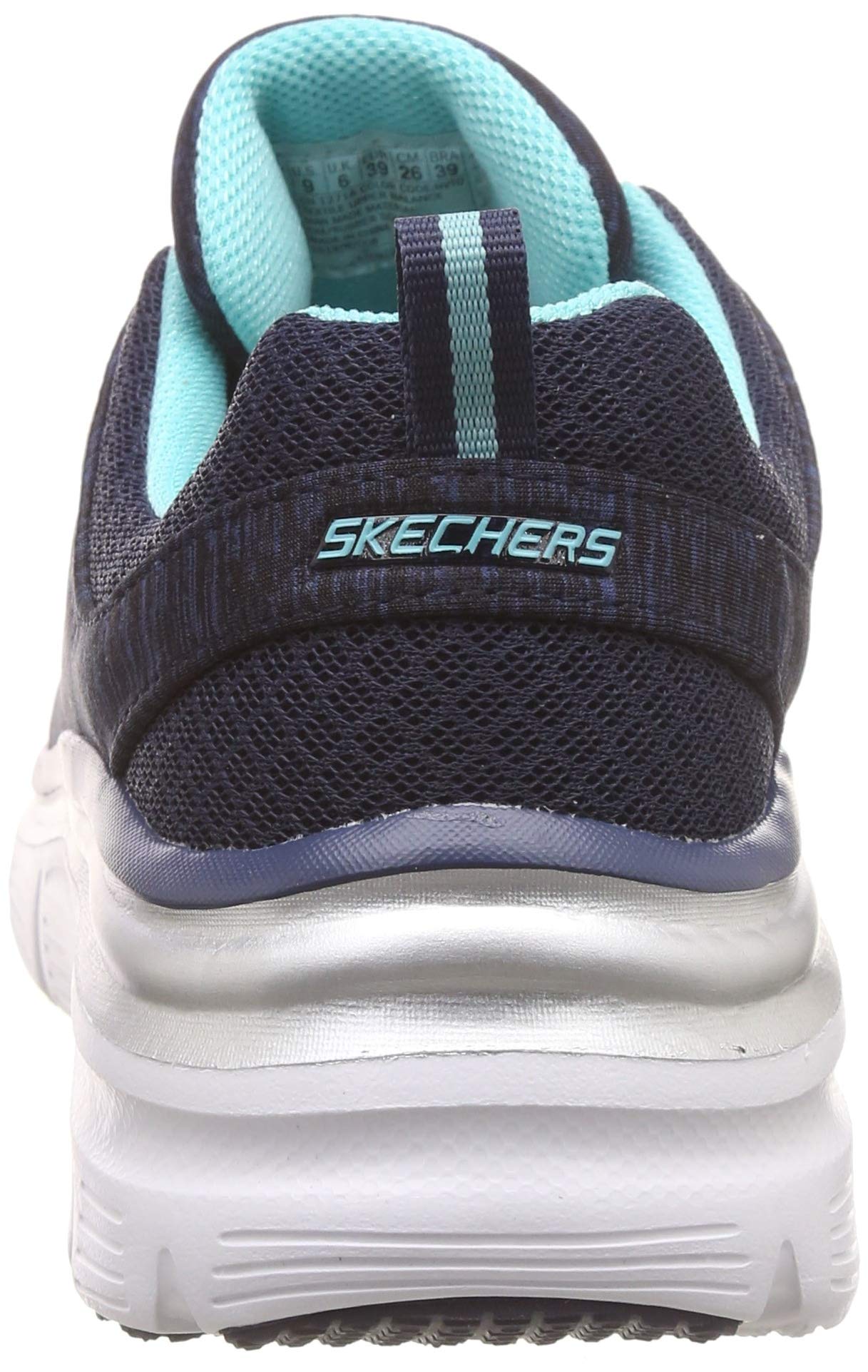 Skechers Women's Up a Level Sneakers - Lightweight Walking Shoes for Women with Memory Foam - Comfortable Casual Shoes for Work, Travel & Everyday Wear