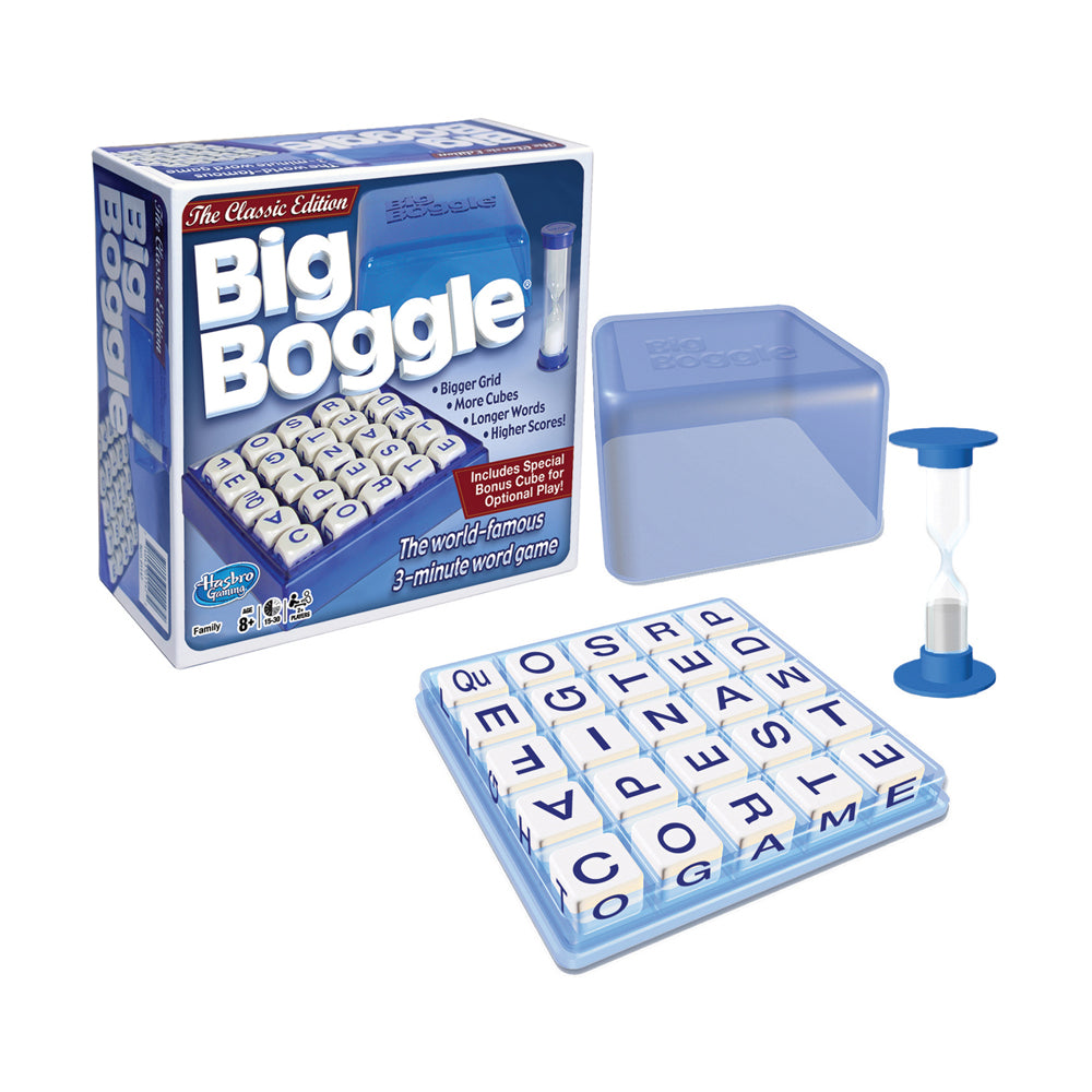 Big Boggle Deluxe Edition - Classic Word Search Board Game for Family & Friends - Perfect for Game Nights, Parties & Brain Training