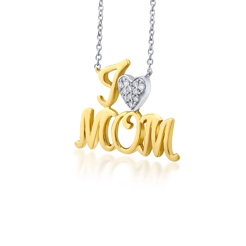 Exquisite Lab Grown Diamond Pendant Necklace in 925 Sterling Silver - Perfect Mother's Day Gift for Mom, Wife, or Grandma | Elegant Jewelry for Special Occasions, Anniversaries & Birthday Celebrations