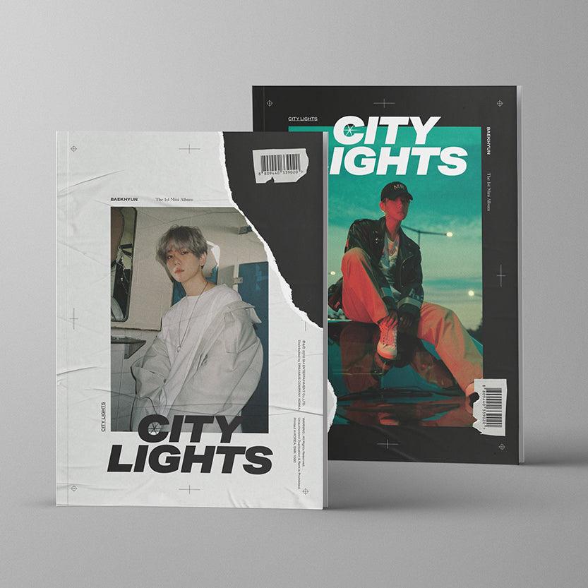 BAEKHYUN (EXO) 1st Mini Album 'CITY LIGHTS' - K-Pop Collectible CD with Photobook - Perfect for Kpop Fans, Music Collectors and Gift Giving