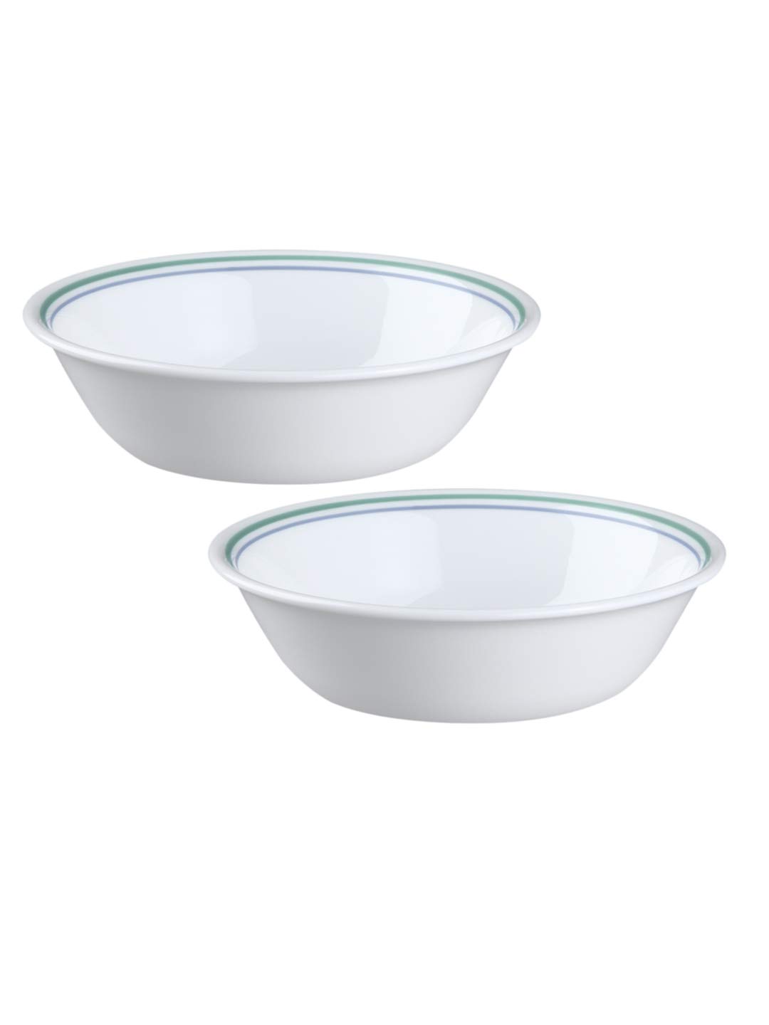Corelle Country Cottage 2-Pack 500ML Glass Bowls for Cereal, Soup, Salad – Durable & Colorful Dishware for Everyday Meals & Entertaining