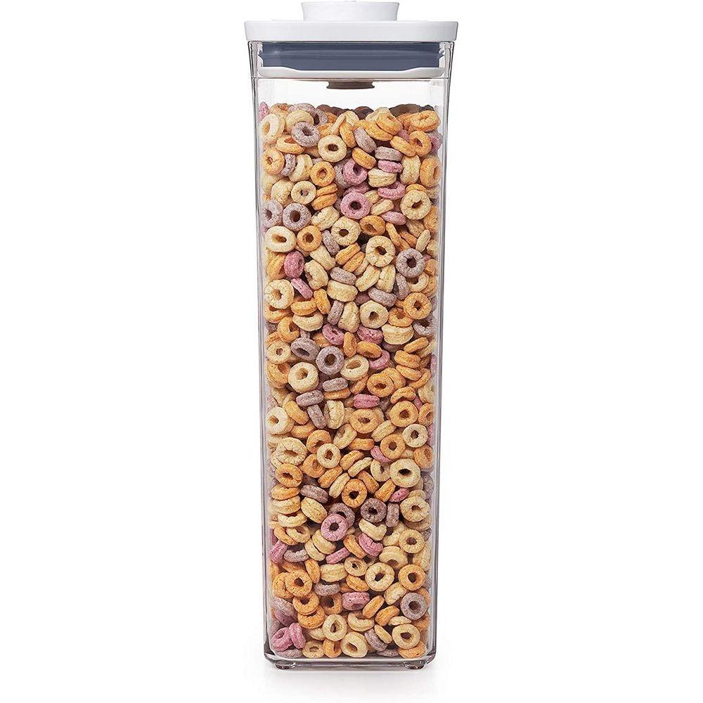 OXO Pop 2.0 3.5L Rectangular Pantry Storage Container - Airtight Food Container for Flour, Sugar, Pasta & Dry Goods - Perfect for Kitchen Pantry Organization & Food Preservation
