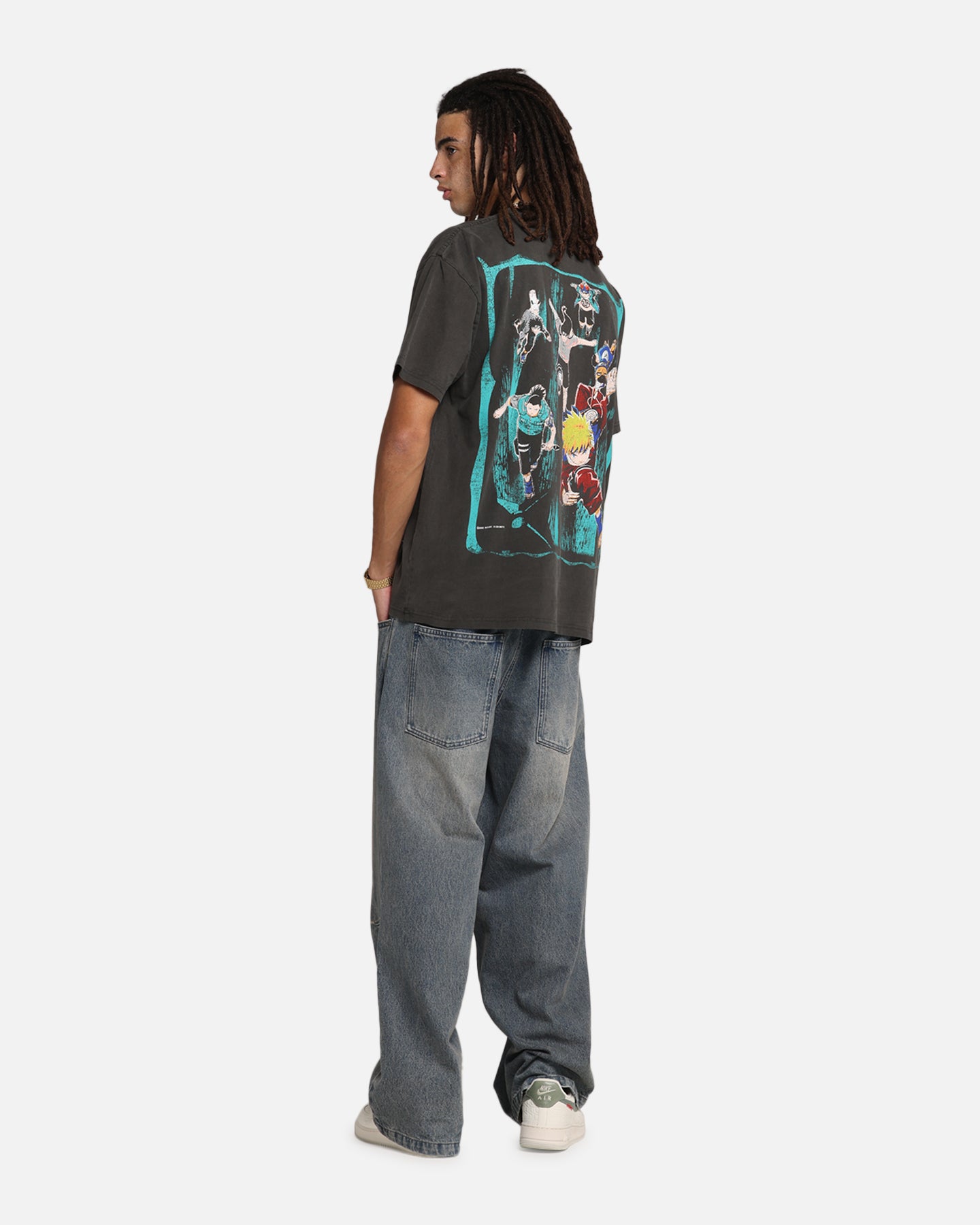 Naruto Sasuke Retrieval Heavy T-Shirt - Black Wash | Anime Graphic Tee for Men & Women | Perfect for Cosplay, Conventions & Casual Wear