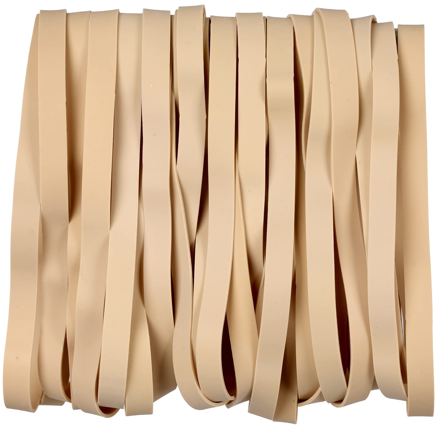 AMUU Thick Rubber Bands Size #107 - 30 Pack Wide Elastic Bands (7