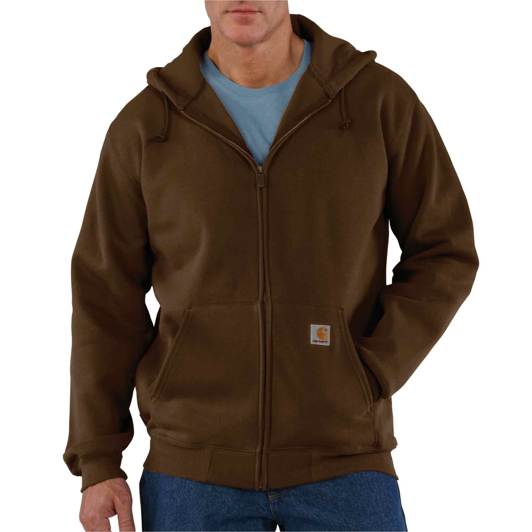 Carhartt Men's Big & Tall Heavyweight Hooded Zip-Up Sweatshirt - Original Fit for Work & Outdoor Activities | Durable Cotton Fleece Pullover for Construction, Hunting & Casual Wear