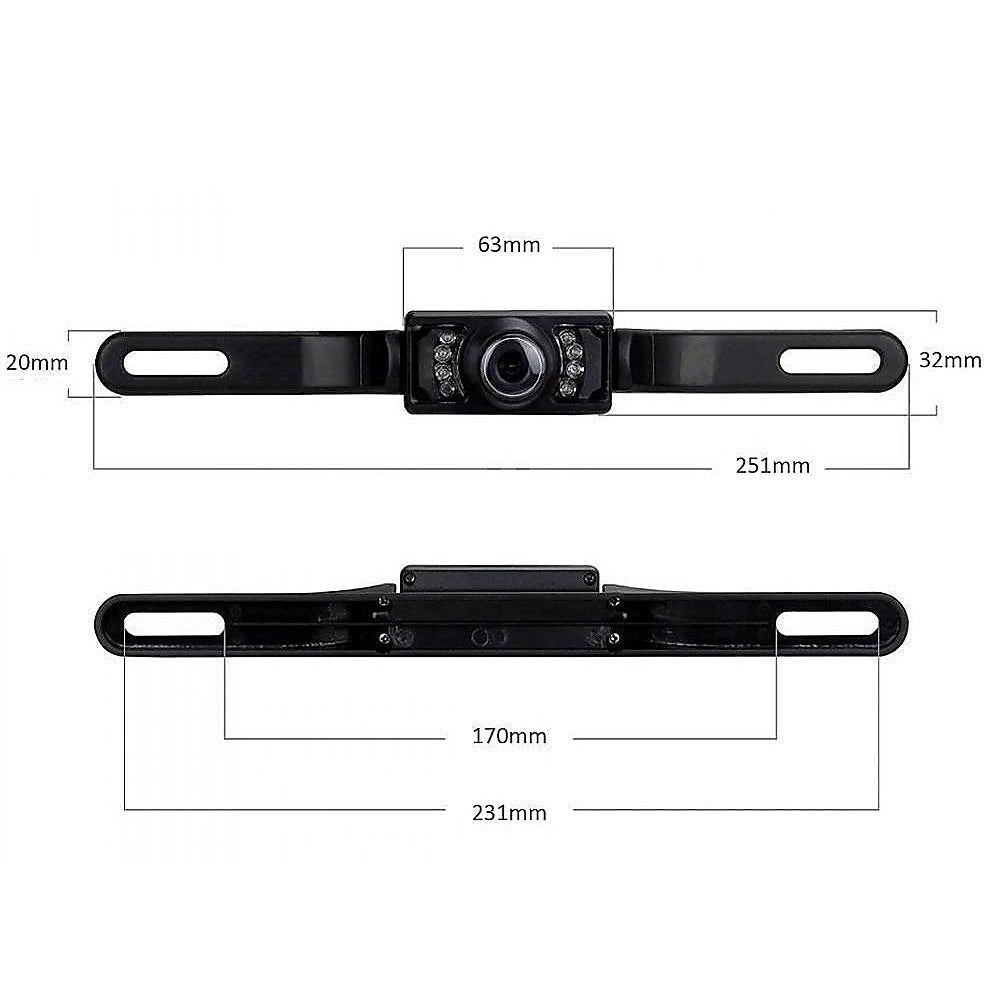 120° Wide Angle Car Rear View Camera with Night Vision - HD Reverse Parking System Kit for Safe Driving in Low Light Conditions