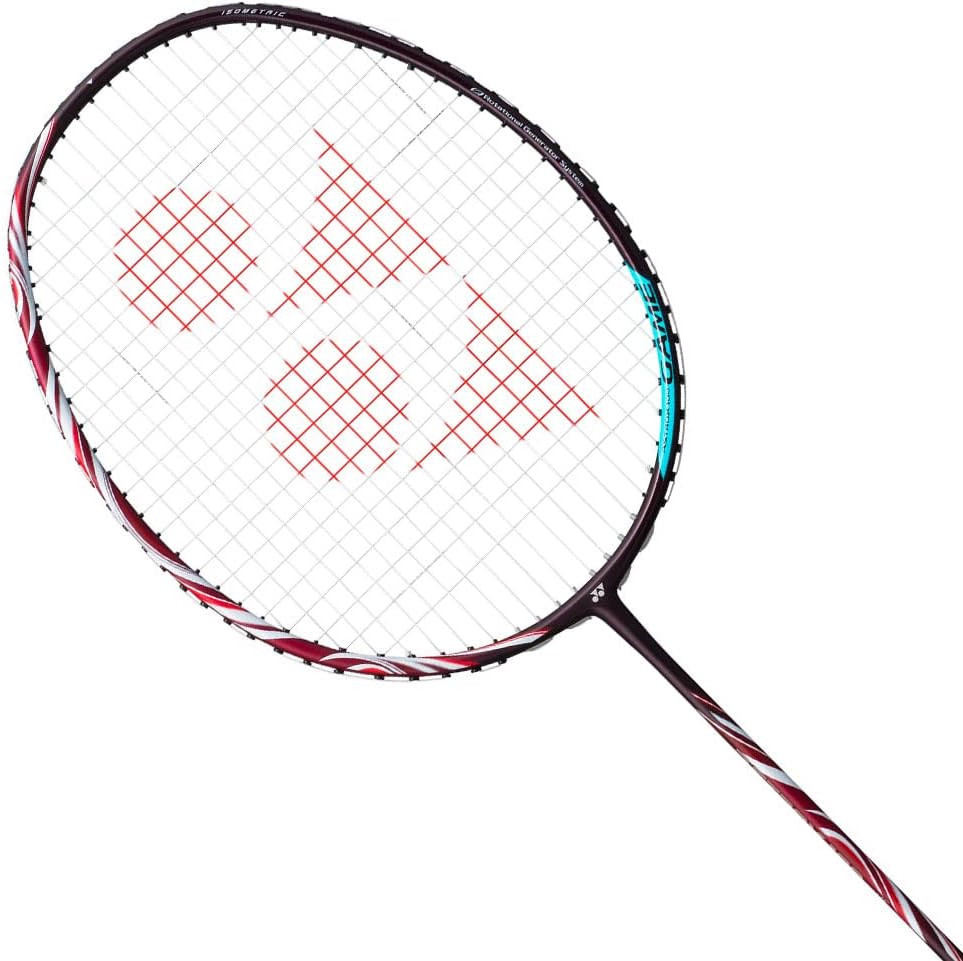 Yonex Astrox 100 Game Badminton Racket (Kurenai) - Professional Carbon Fiber Badminton Racket for Smash Power - Perfect for Tournaments & Training Sessions