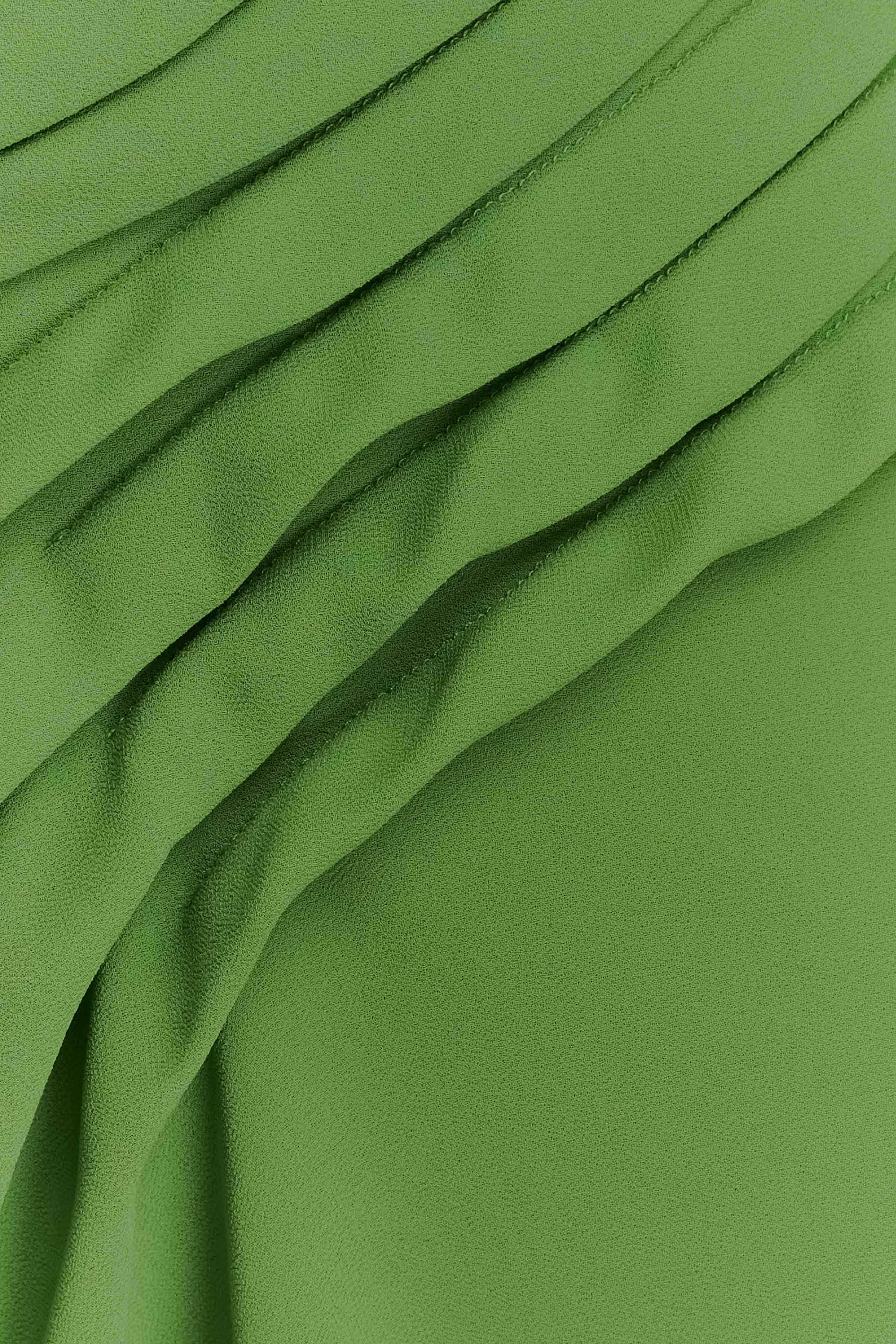 Oria Green Chiffon Mini Dress - Elegant Summer Party Dress for Women, Perfect for Weddings, Dates & Night Out