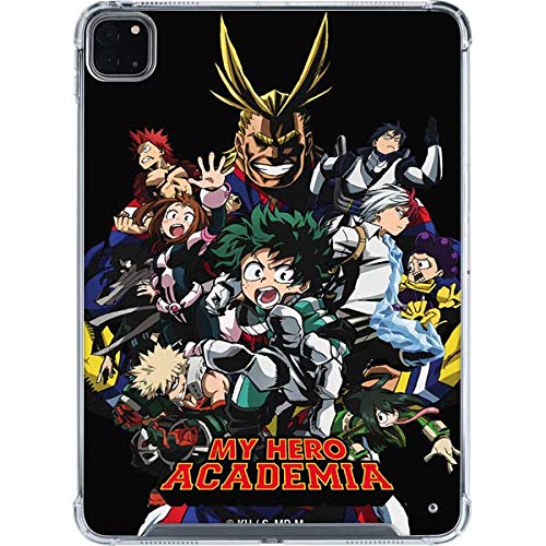 Skinit Clear Protective Case for iPad Pro 11-inch (2020) - Officially Licensed Funimation My Hero Academia Poster Design | Slim Scratch-Resistant Cover for School, Work & Travel