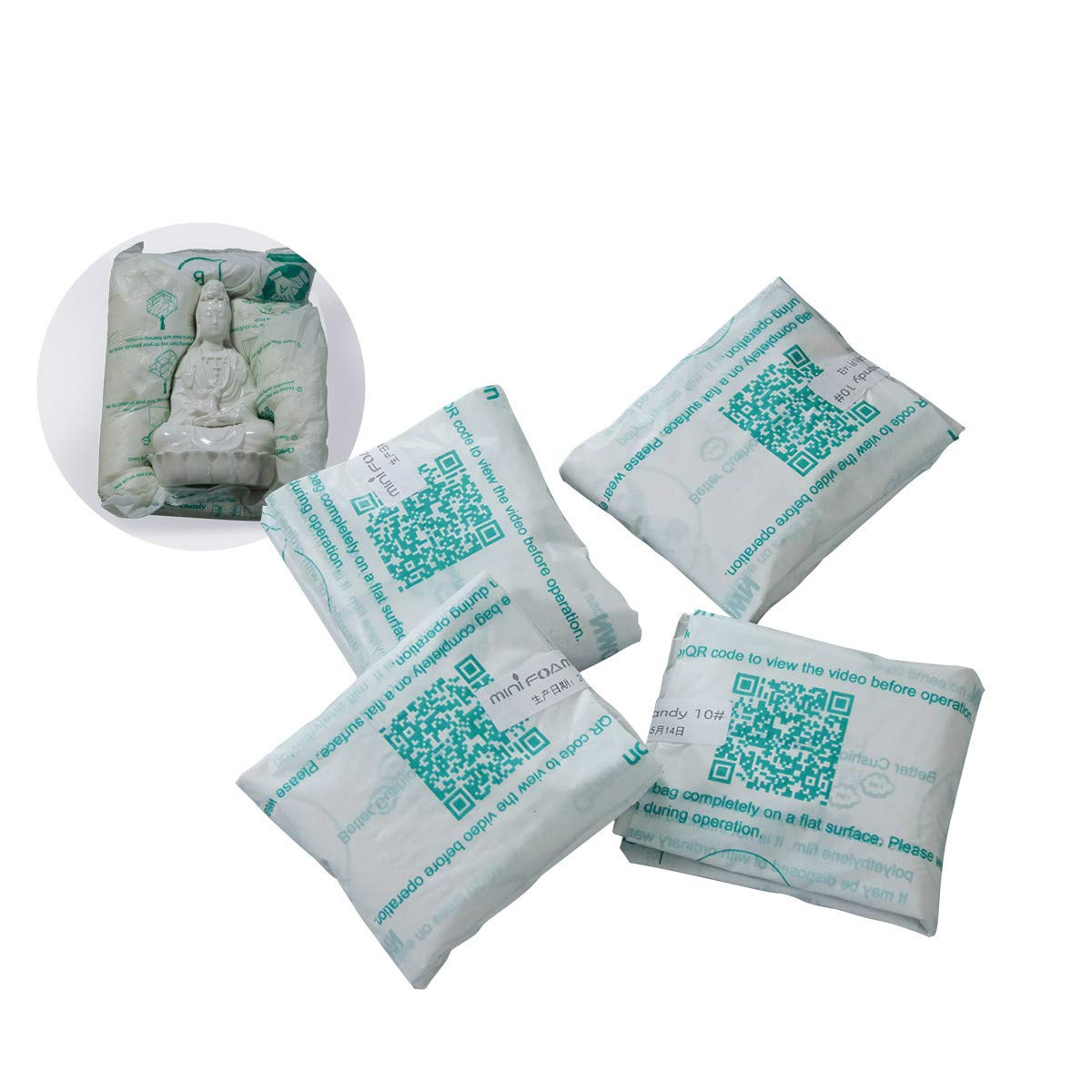 26 Pack #10 Foam Packaging Bags - 8