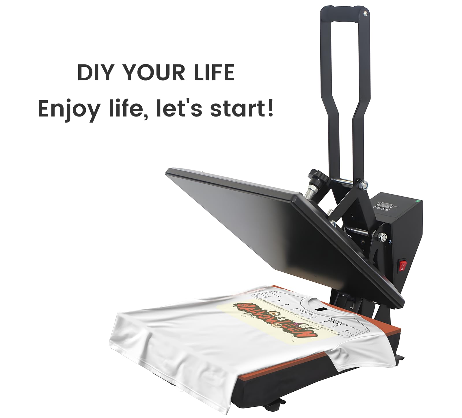 15 x 15 Inch Silicone Heat Press Mat Pad with T-Shirt Ruler Set - 0.3 Inch Thick Heat Press Machine Mat for Auto/Manual/Semi-Auto Transfer Press - Durable Replacement Pad for T-Shirt Printing, Sublimation & DIY Crafts