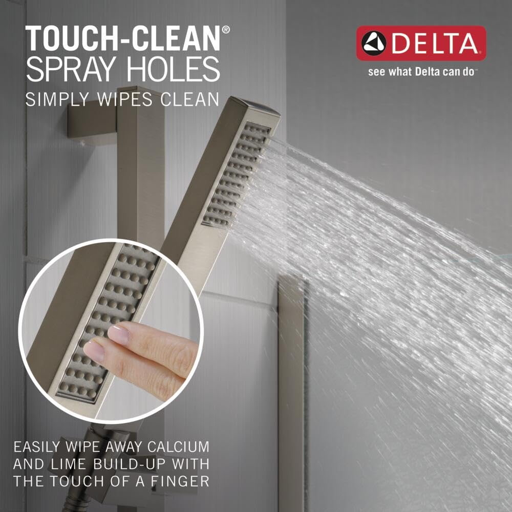 DELTA 57530-SS Vero Hand Shower, Stainless Steel - Perfect for Bathroom, Spa & Relaxation at Home