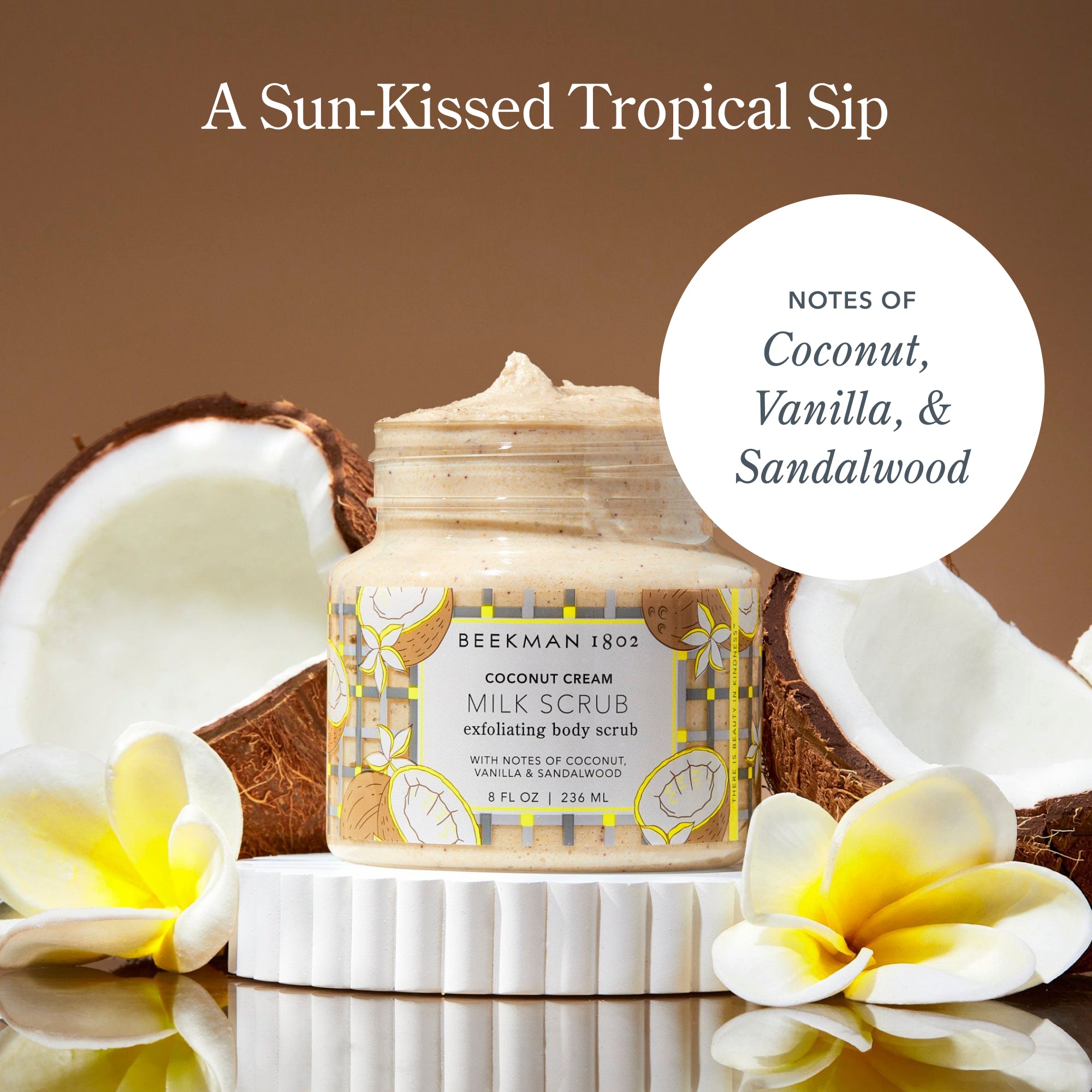 Organic Coconut Cream Scrub & Body Butter Duo - Exfoliating & Moisturizing Set for Smooth, Soft Skin - Perfect for Spa Day & At-Home Self Care