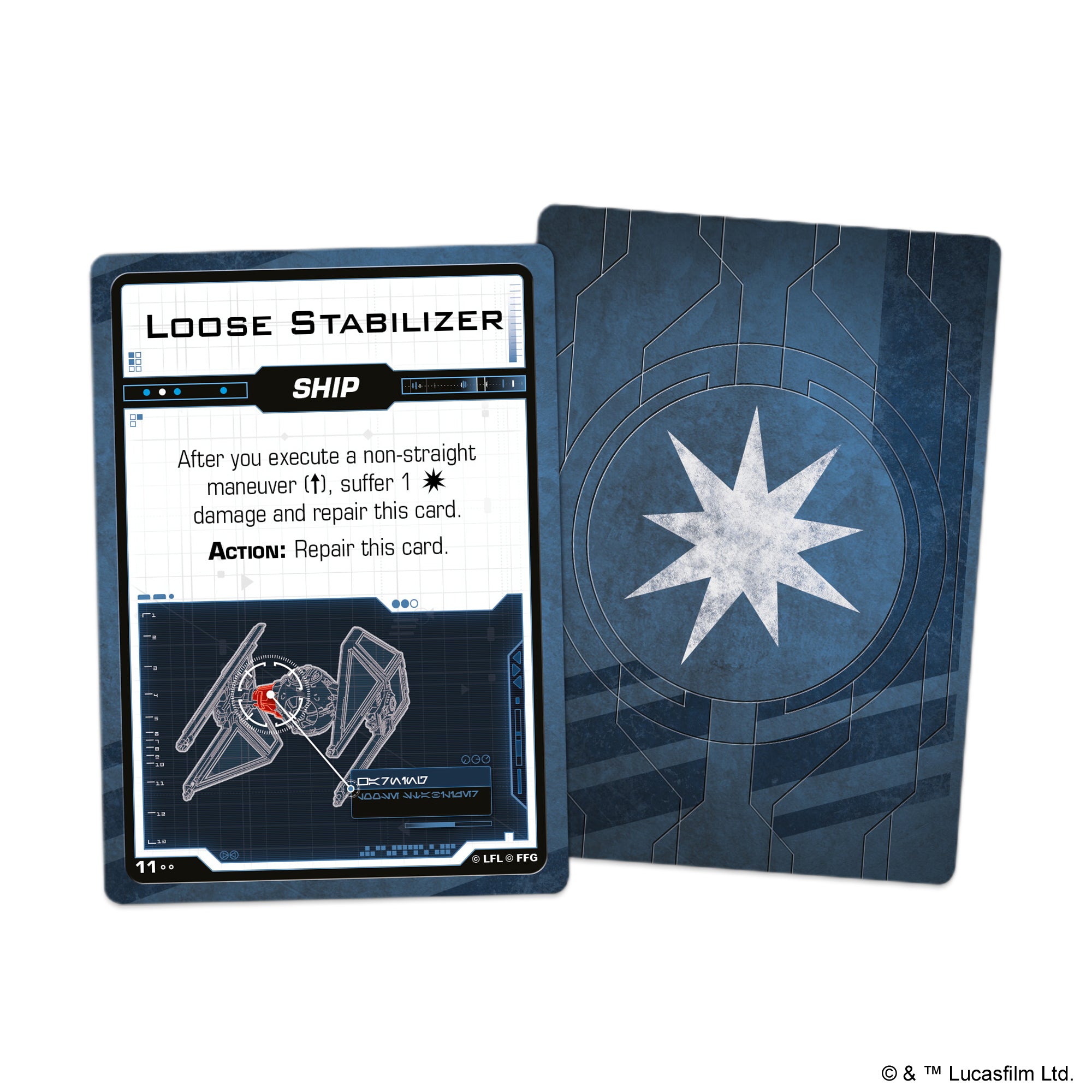 Star Wars X-Wing Miniatures Game 2nd Edition: Galactic Empire Damage Deck - Perfect for Tabletop Battles & Collectors
