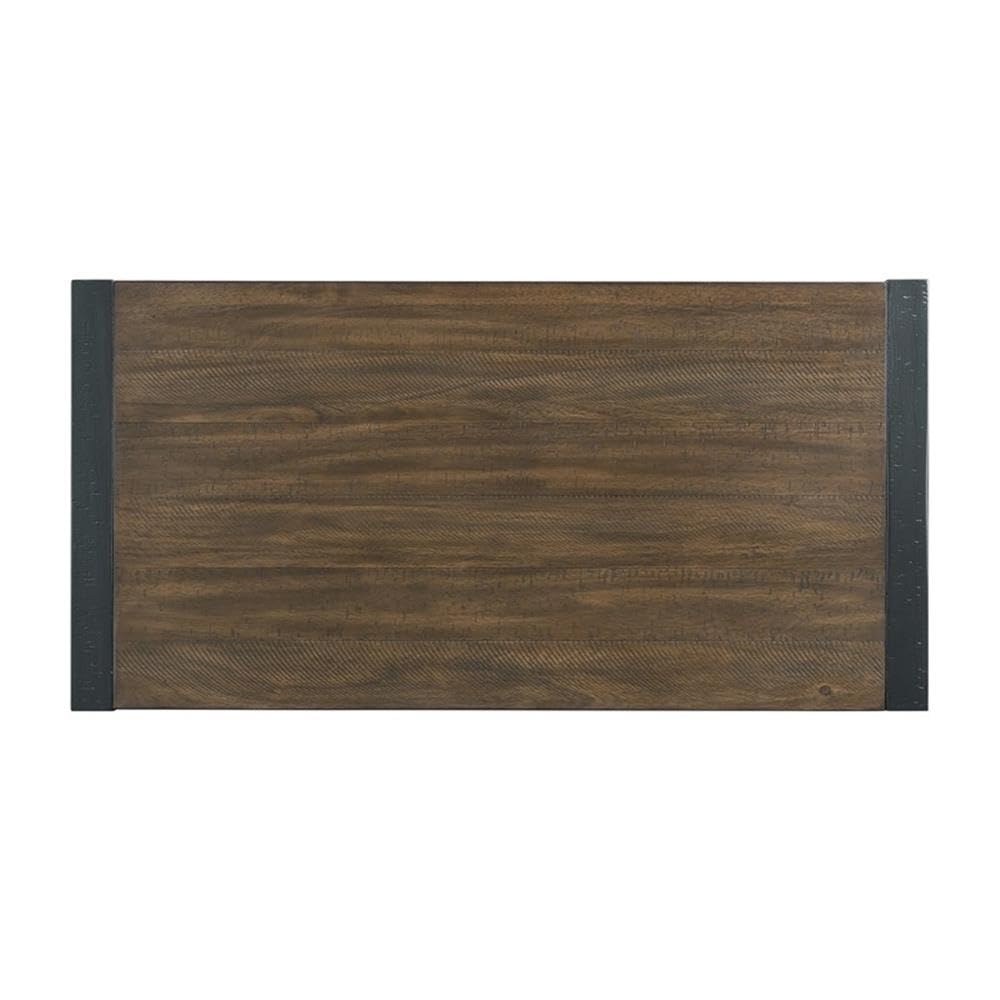 Picket House Furnishings Enrico Walnut Rectangular Coffee Table - Modern Living Room Furniture for Home Decor & Entertainment Spaces