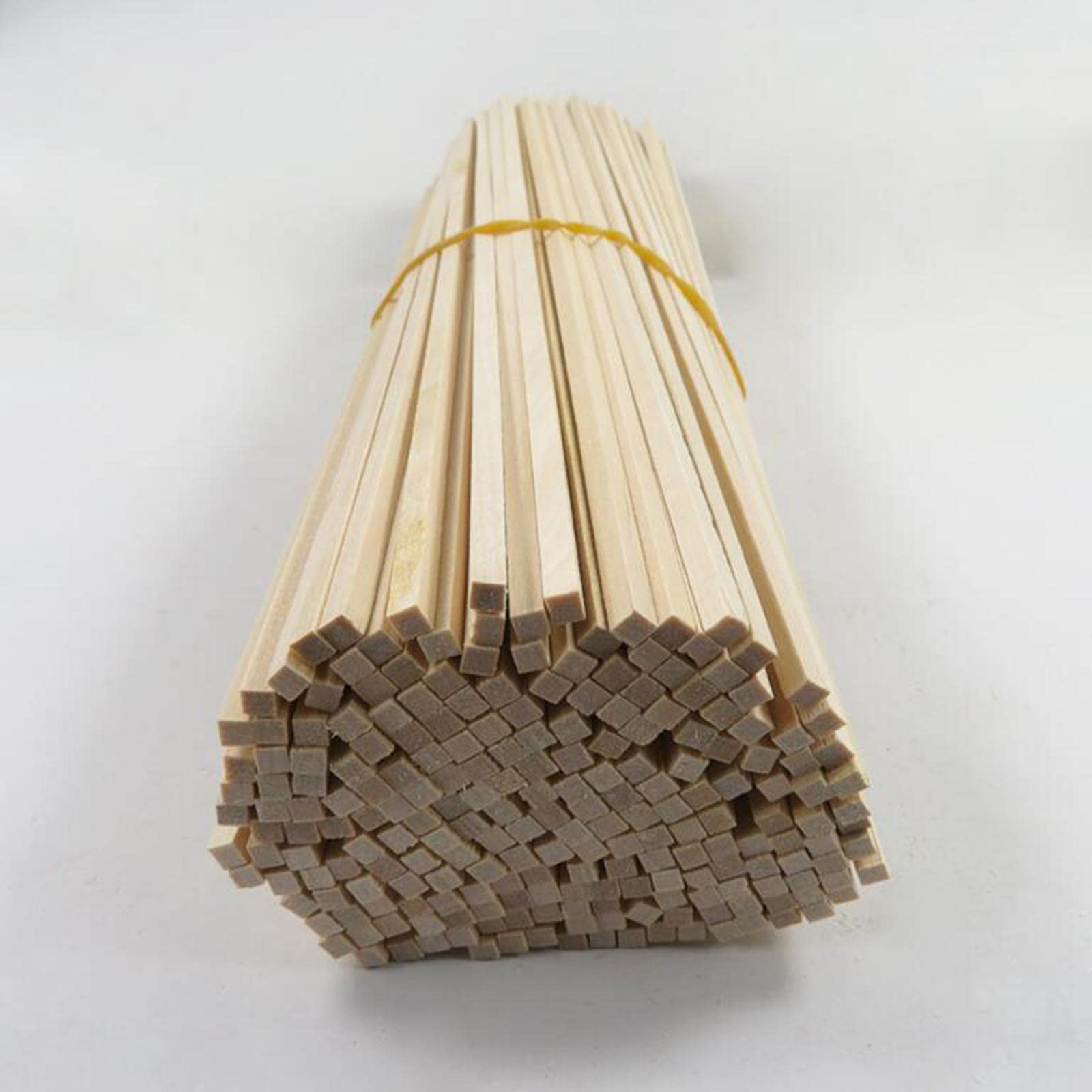 LOOM TREE® 100Pcs Unfinished Wooden Craft Sticks for DIY Projects, Model Building, and Woodworking - 250cm (98.4