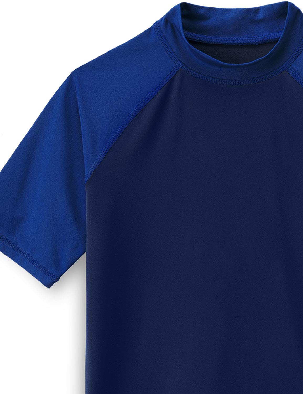 TSLA UPF 50+ Kids Sun Protection Rash Guard - Short Sleeve UV Swim Shirt for Boys & Girls - SPF Surf & Water Shirt for Swimming, Beach, Pool & Outdoor Activities