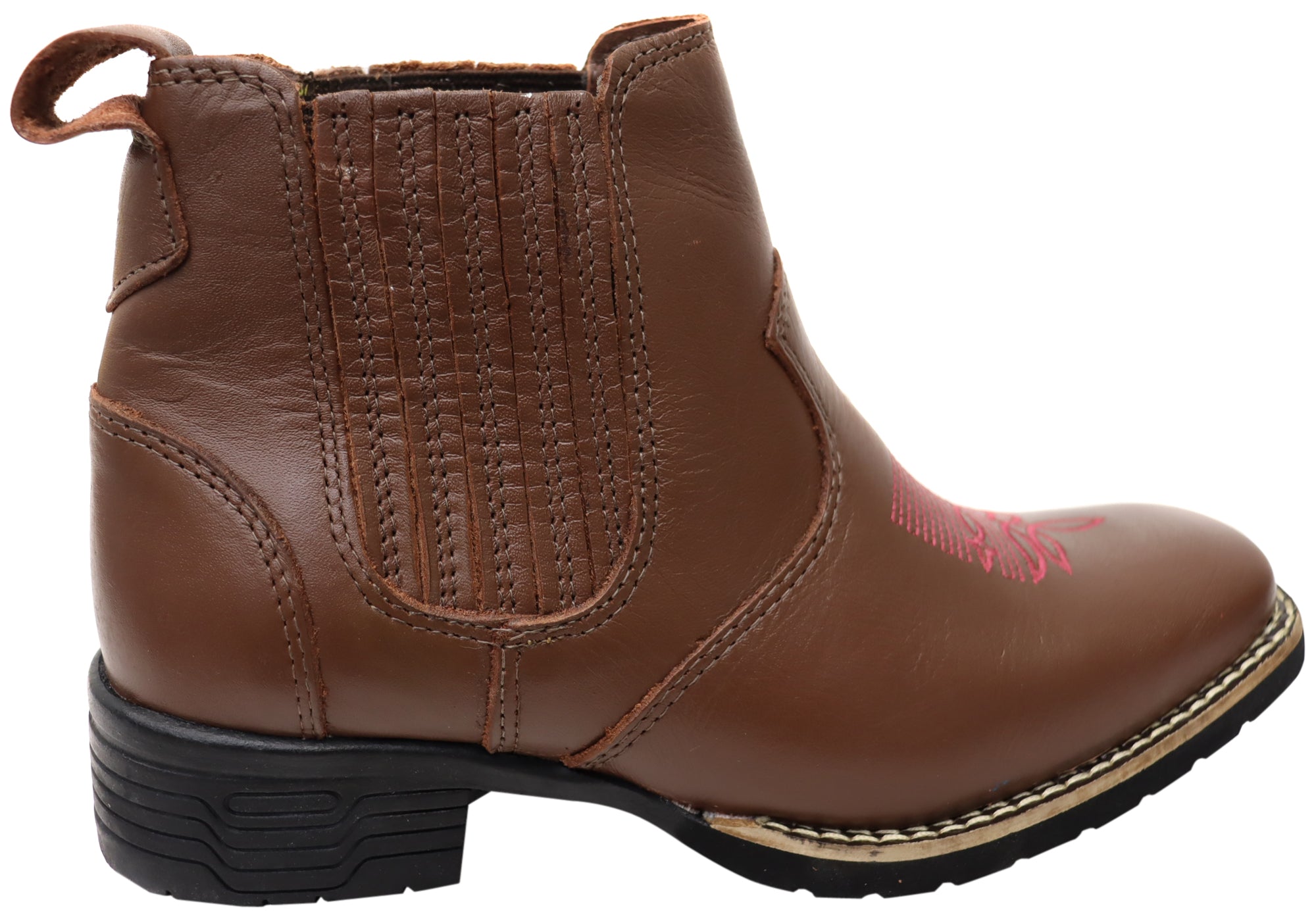 D Milton Ellie Women's Leather Western Cowboy Chelsea Ankle Boots - Stylish & Comfortable for Country Dancing, Rodeo Events & Casual Wear
