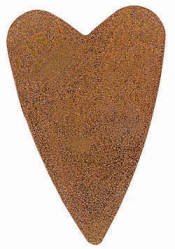 100 Rusty Tin Heart Shape Cutouts - Bulk Package for Scrapbooking, DIY Crafts, Home Decor & Wedding Embellishments - Factory Direct Wholesale Supplies for Creative Projects
