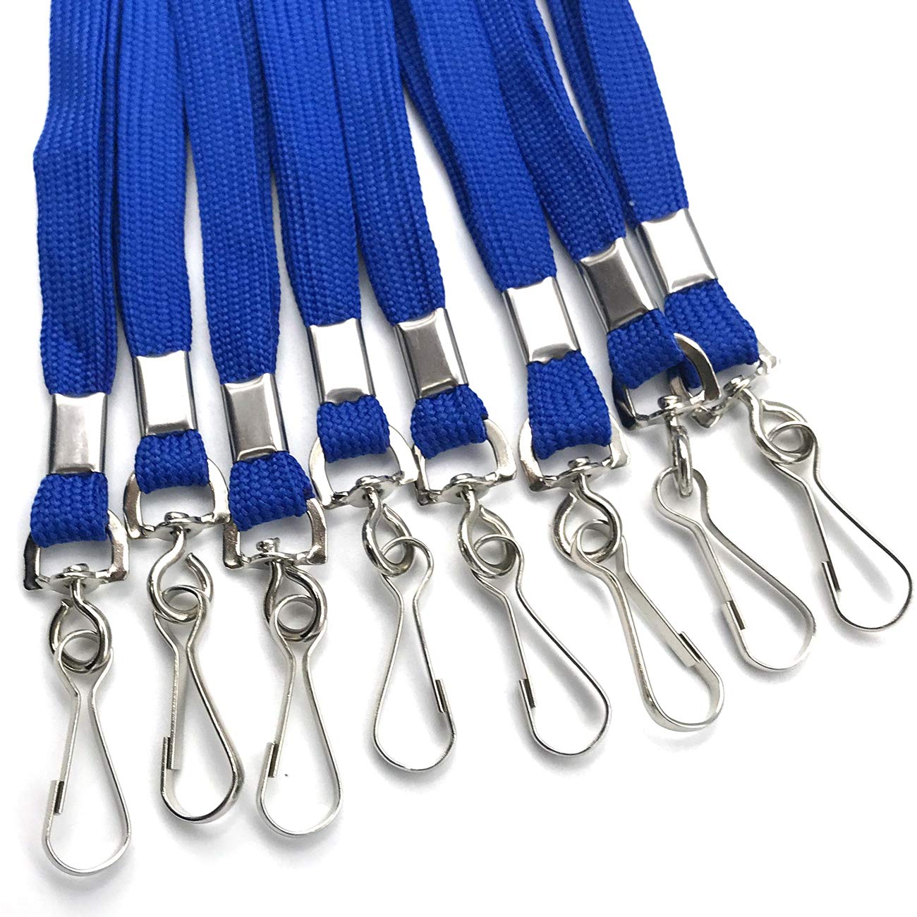 Premium Breakaway Lanyards with J Hook - 25 Pack for ID Badges & Security