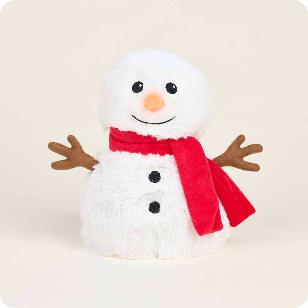 Red Knit Scarf with Snowman Design - Soft & Warm Winter Accessory for Women & Men - Perfect for Christmas, Snow Days & Outdoor Activities