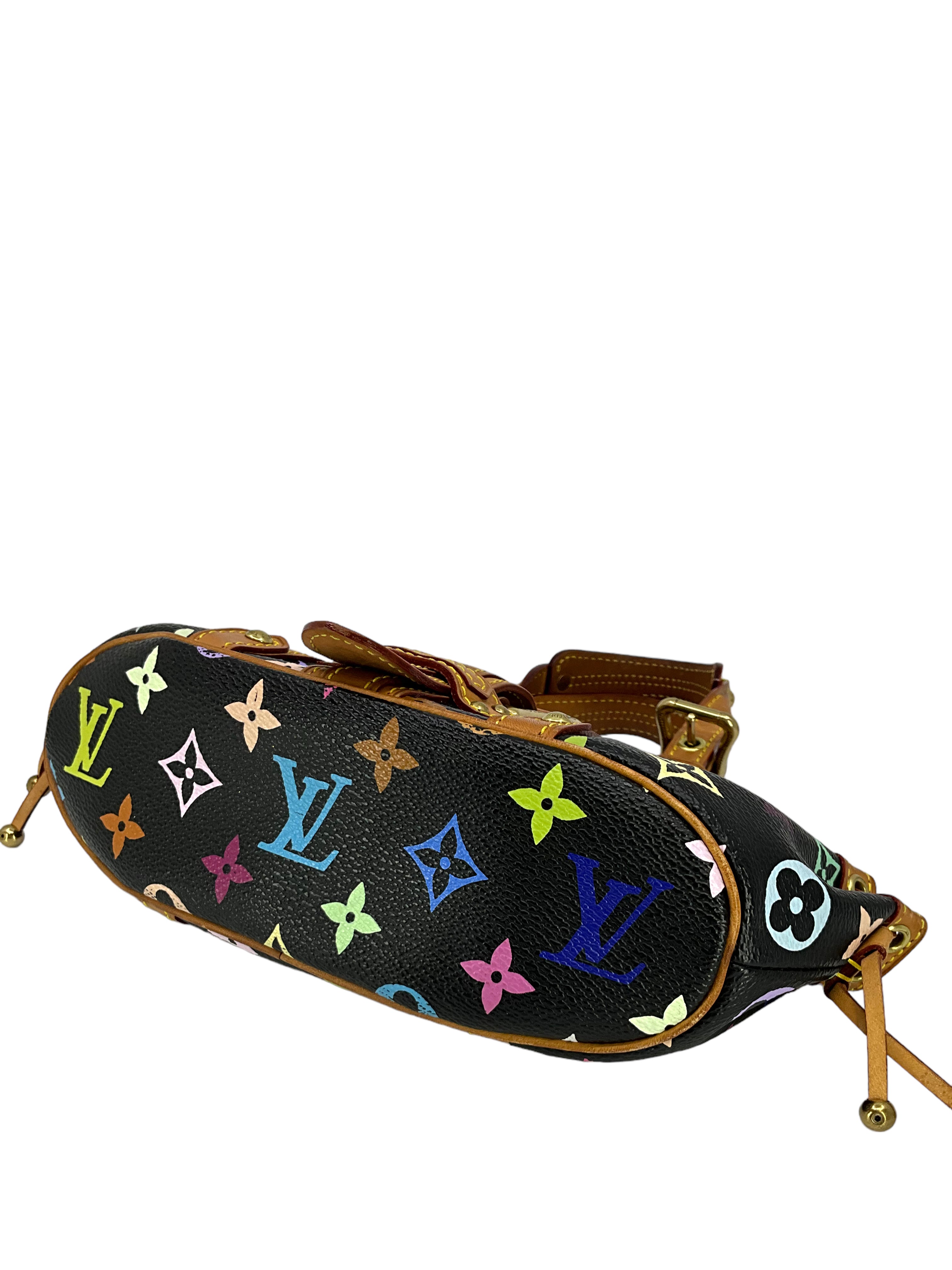 Authentic LOUIS VUITTON Monogram Multicolor Theda PM Handbag - Stylish Designer Shoulder Bag for Women | Perfect for Work, Travel & Evening Events