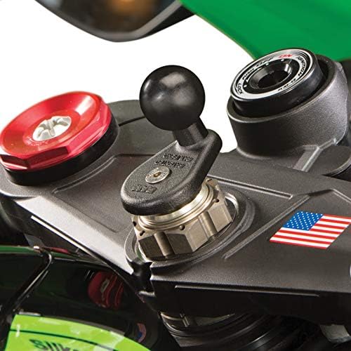 RAM RAM-B-176-A-UN10U UNPKD STEM MOUNT SHORT ARM & X-GRIP - Reliable Mount for Bicycles and Motorcycles, Ensuring Stability on Rides