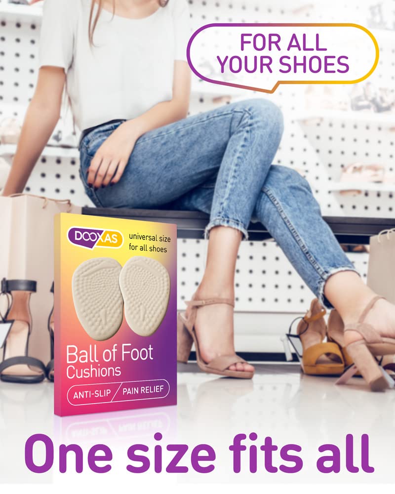 Comfortable Metatarsal Pads for Women - 2 Pack Ball of Foot Cushions for High Heels | Pain Relief & Support for High Heel Shoes | Perfect for Work, Parties & Special Occasions