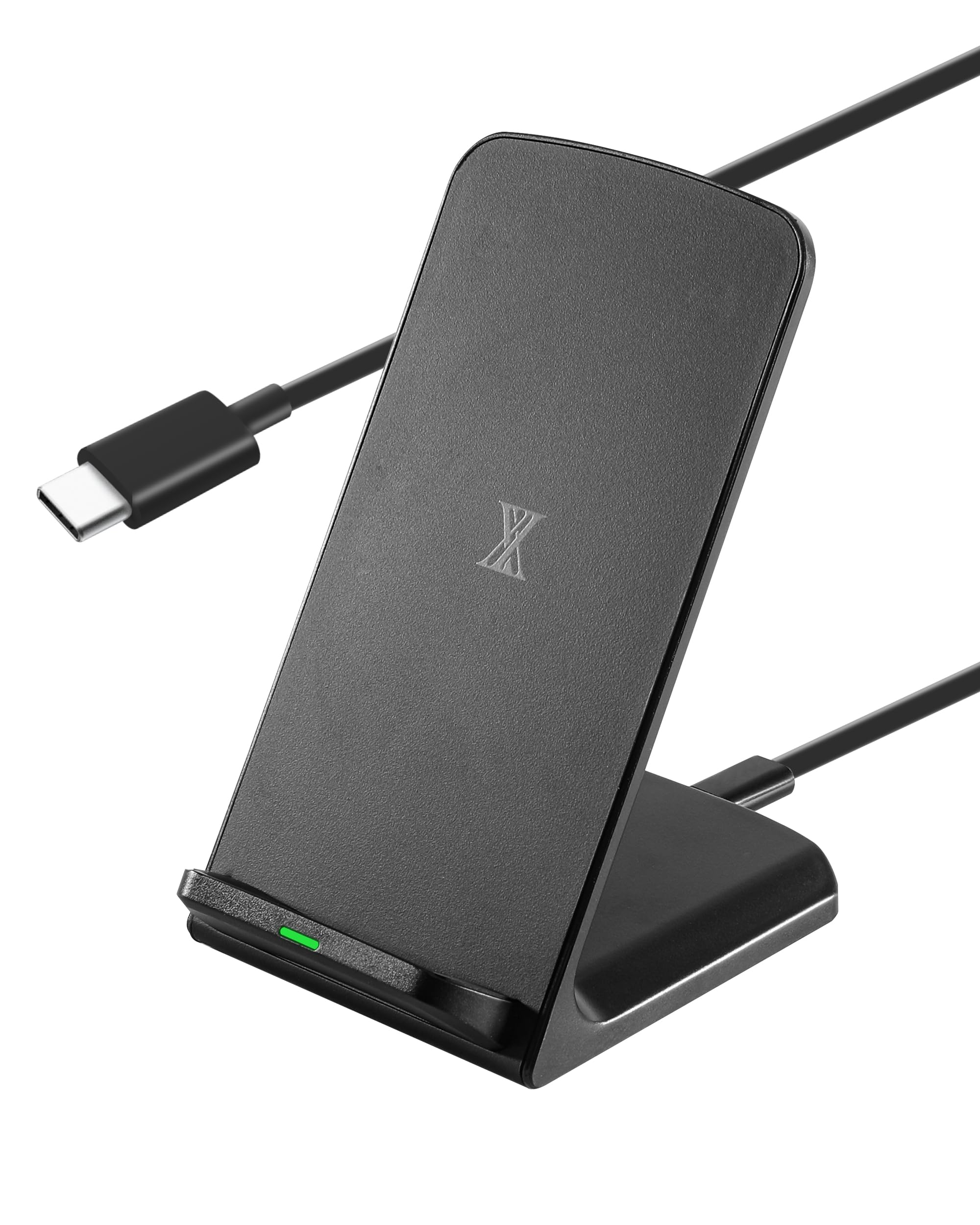 Fast Qi Wireless Charger 15W for Google Pixel 3/4/5/6/7/8/9 Pro & iPhone 16 - Universal Phone Charging Pad Compatible with Samsung Galaxy S25/S24/S23/S22/Z Flip/Fold & OnePlus (Black) - Perfect for Home, Office & Travel Charging