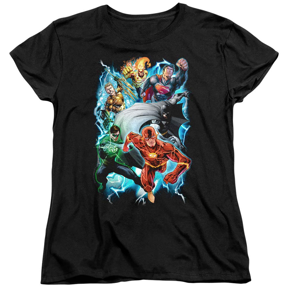 JLA Electric Team Women's T-Shirt - Comfortable Cotton Short Sleeve Tee for Casual Wear, Gym, Workout & Everyday Outfits