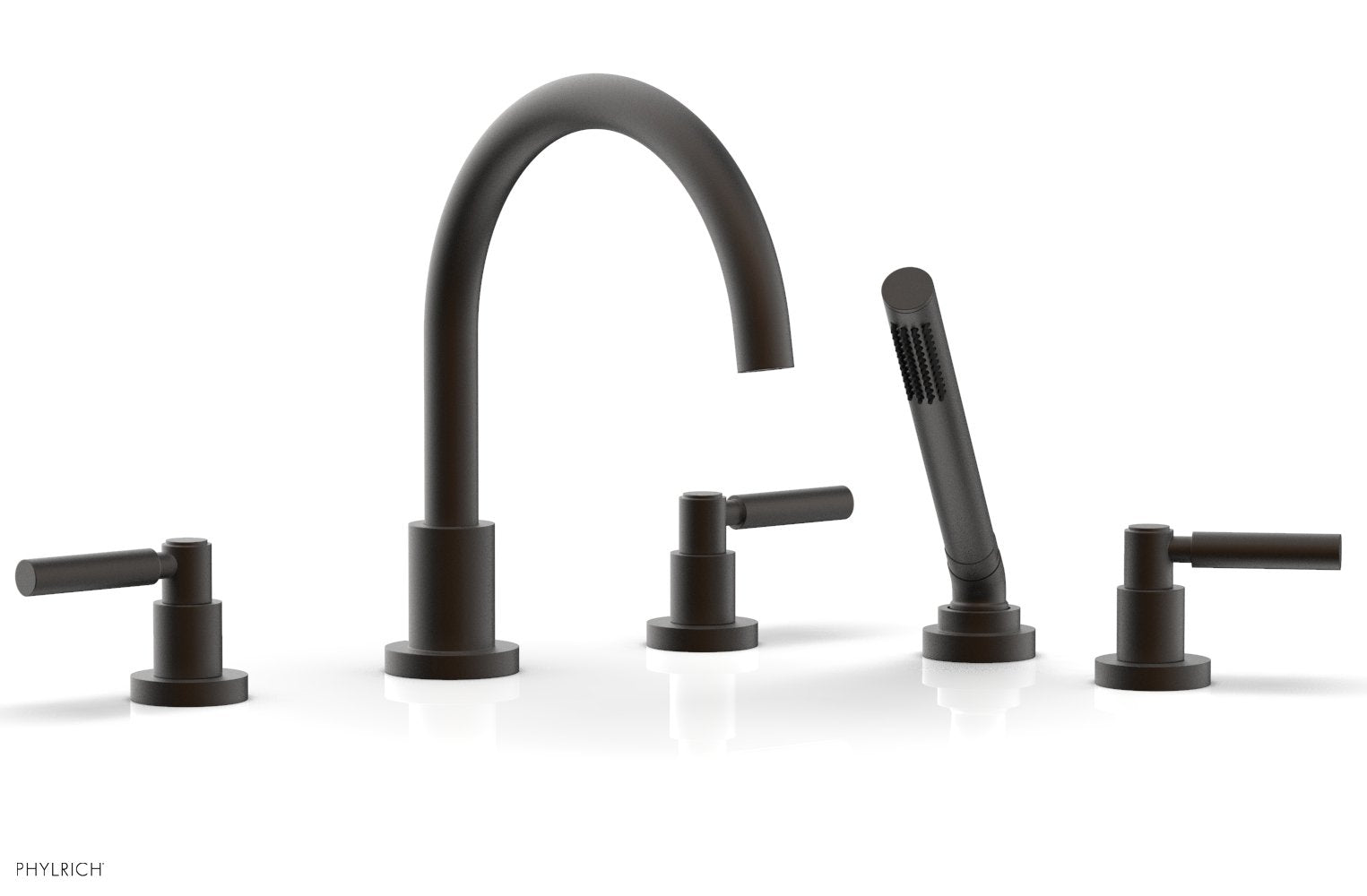 Premium Deck Tub Set with Hand Shower & Lever Handles D2130C1 - Perfect for Outdoor Showers, Poolside Bathing, and Garden Relaxation