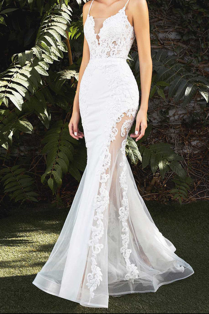 Lucille Gown - Elegant Off White Evening Dress for Women | Perfect for Weddings, Prom & Formal Events