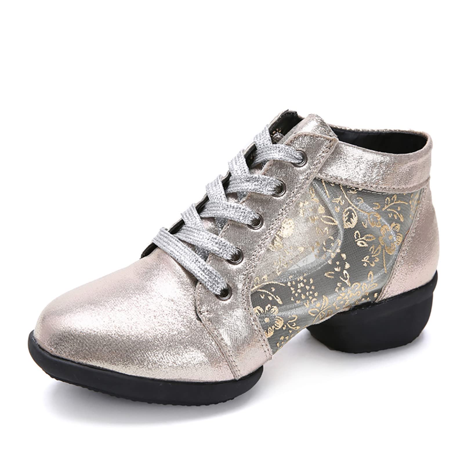 Women's Size 11 Latin Salsa Ballroom Dance Shoes - Comfortable Performance Shoes for Casual Dancing, Practice, and Stage Performances