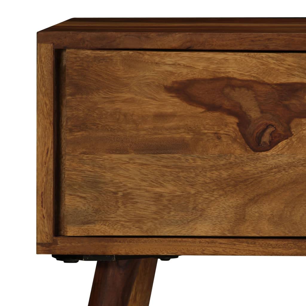 55 Inch TV Stand Solid Sheesham Wood Media Console - 55.1