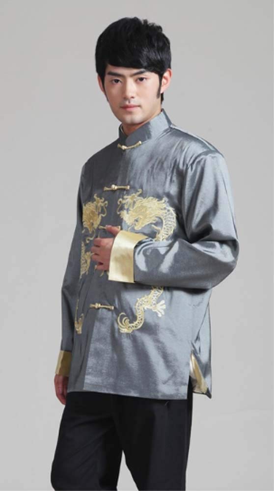 Traditional Chinese Kung Fu Tai Chi Jacket for Men - BTRC Oriental Martial Arts Coat - Perfect for Tai Chi, Kung Fu, and Meditation Practice