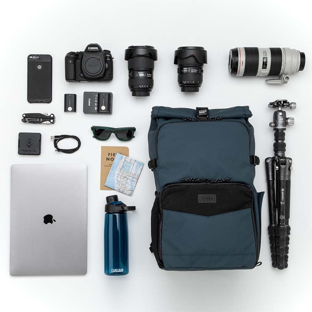 Tenba Camera Shoulder Bag 22cm - Lightweight & Durable DSLR/SLR Photography Accessory for Travel, Hiking & Outdoor Shooting (Grey)